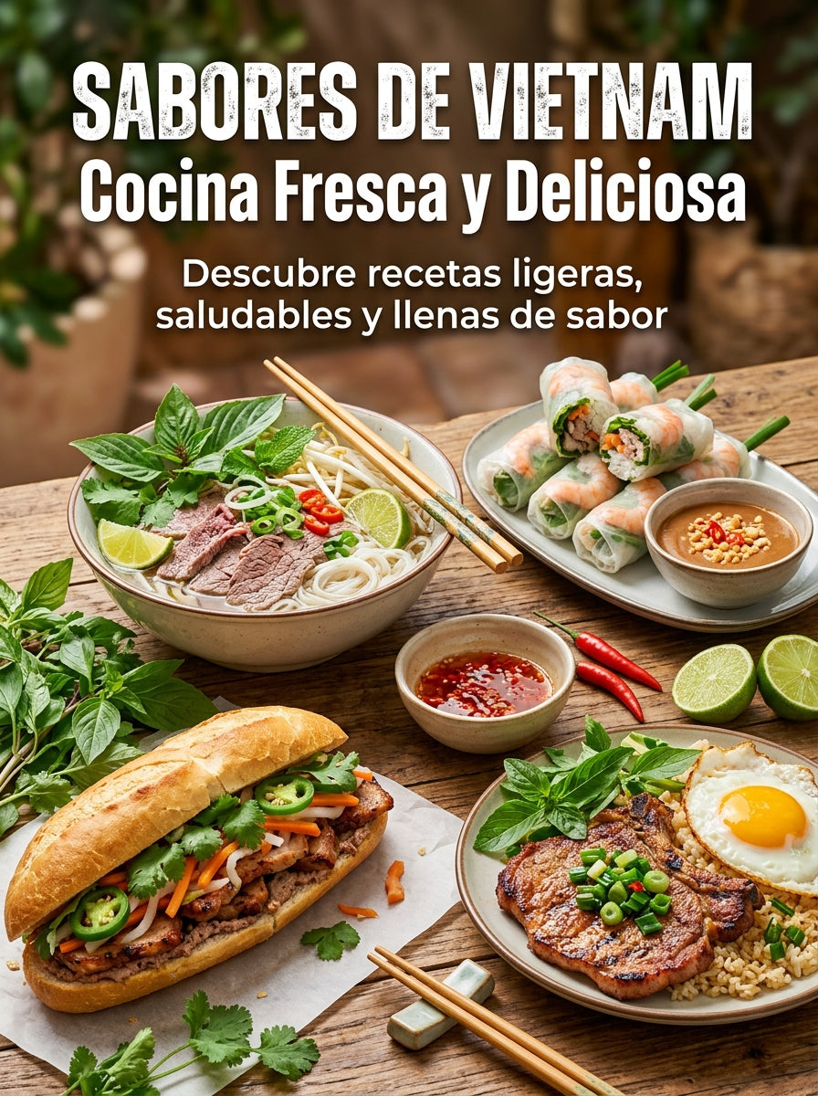 4 Culturas, 1 Cocina: Recetas Irresistibles de Colombia, Brasil, Perú y Vietnam